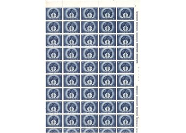 ITALY 1967 Italian Geographical Society 1 full sheet MNH**