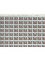 ITALY 1968 Postal Current Accounts 1 full sheet MNH**