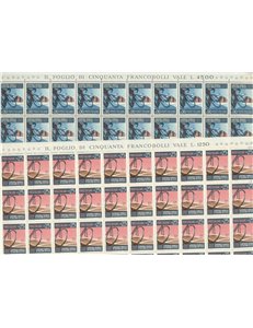 ITALY 1968 World Cycling Championships 2 full sheets MNH**