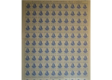 ITALY 1968 Giambattista Vico 1 full sheet MNH**