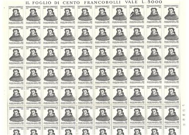 ITALIA 1968 Tommaso Campanella 1 foglio intero MNH**