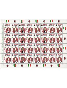 ITALY 1992 Milan Italian Champion 1 full sheet MNH**