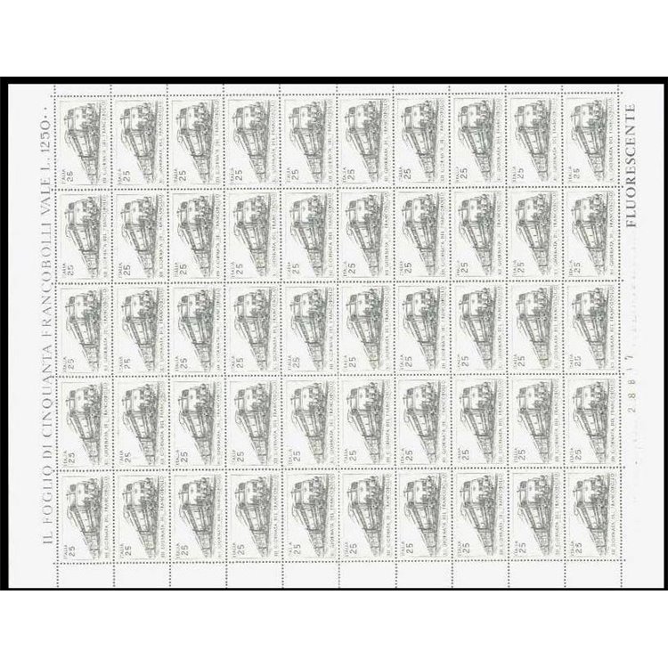 ITALY 1970 Stamp Day 1 full sheet MNH**