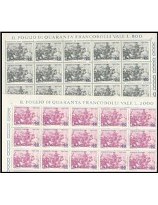 ITALY 1970 Franco-Prussian War 2 full sheets MNH**