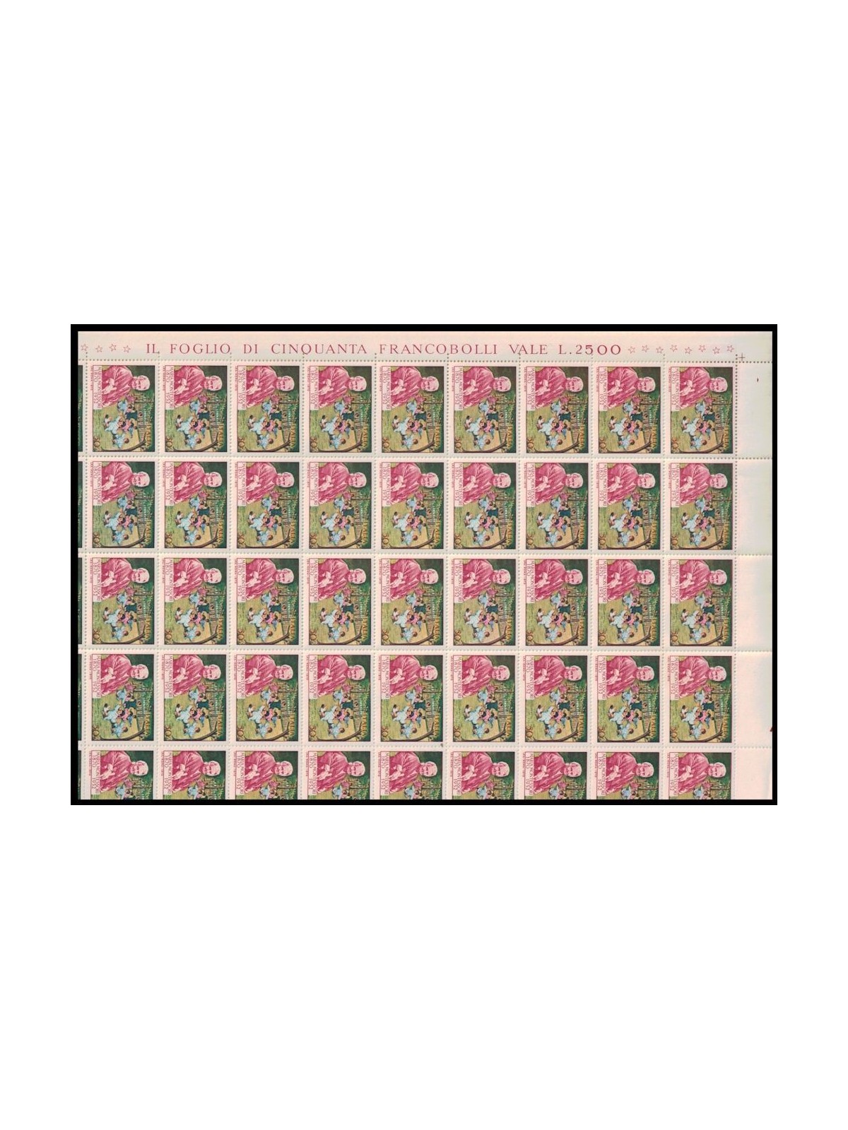 ITALY 1970 Maria Montessori 1 full sheet MNH**