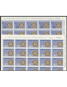 ITALY 1970 Rotary Club 2 full sheets MNH**