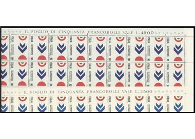 ITALY 1970 Rome-Tokyo Flight 2 full sheets MNH**