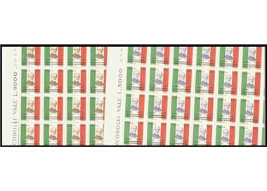 ITALIA 1971 Anniversario della Repubblica 2 fogli interi MNH**