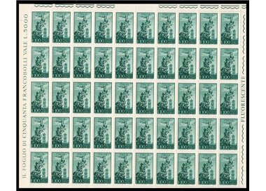 ITALY 1971 Capitoline Tower 1 full sheet MNH**
