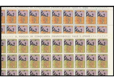 ITALY 1972 Giovanni Verga 2 full sheets MNH**