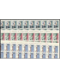 ITALY 1972 Tridentine Mountaineers Society 3 full sheets MNH**