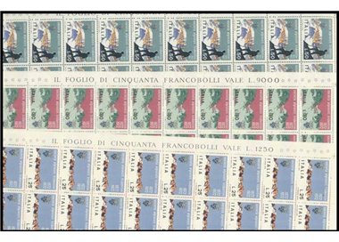 ITALIA 1972 Società Alpinisti Tridentini 3 fogli interi MNH**