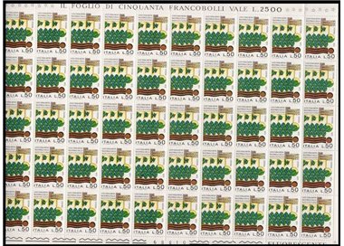 ITALIA 1973 Fiera dell'agricoltura 1 foglio intero MNH**