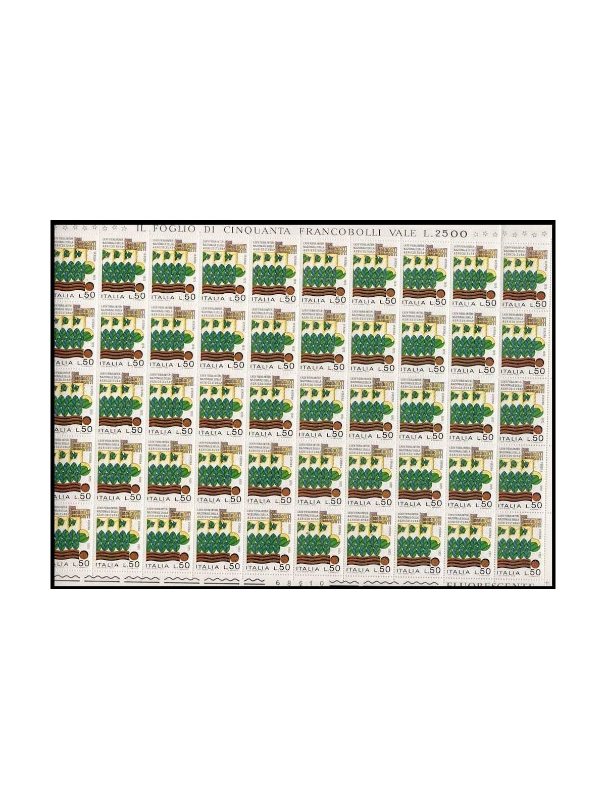 ITALIA 1973 Fiera dell'agricoltura 1 foglio intero MNH**
