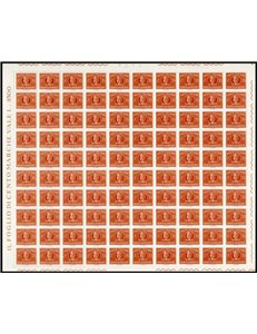 ITALY 1974 Authorized delivery 1 full sheet MNH**