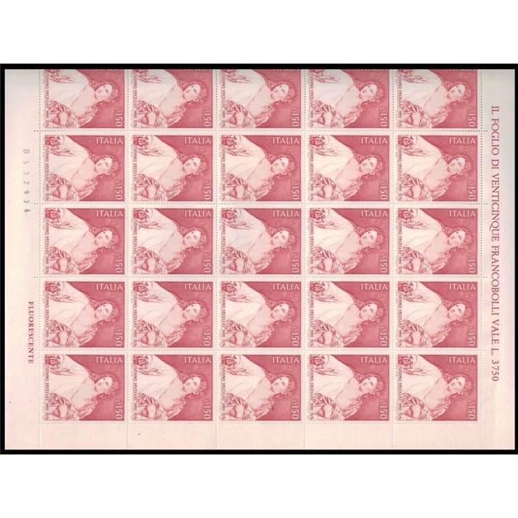 ITALY 1976 Tiziano Vecellio 1 full sheet MNH**