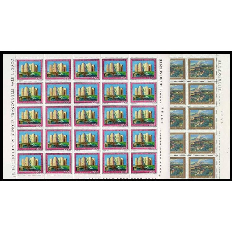 ITALY 1977 Europe 2 full sheets MNH**
