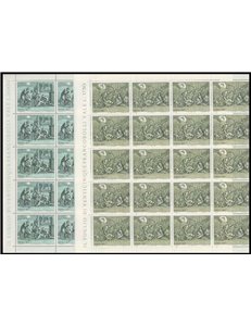 ITALIA 1977 Natale 2 fogli interi MNH**