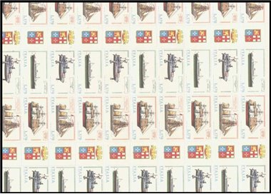ITALIA 1977 Navi 1 foglio intero MNH**
