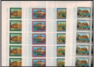 ITALIA 1979 Turismo 4 fogli interi MNH**