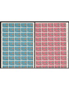 ITALY 1968 Europe 2 full sheets MNH**