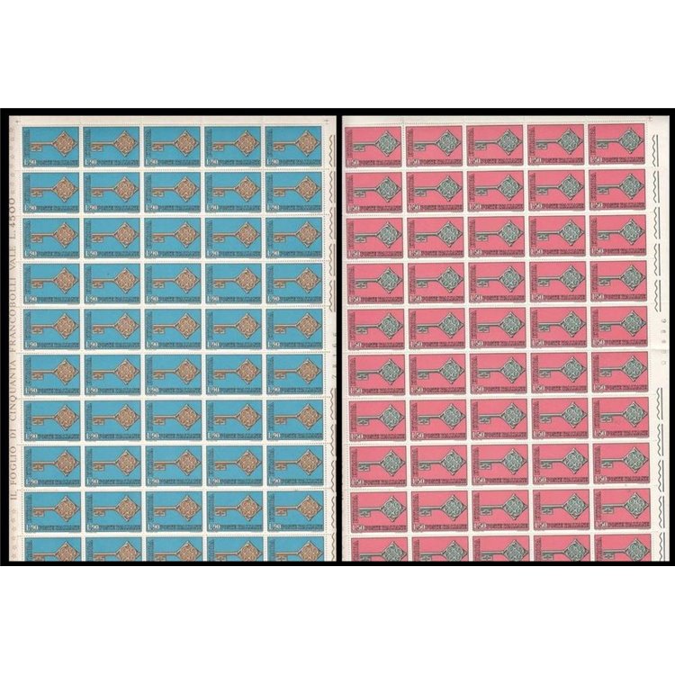 ITALY 1968 Europe 2 full sheets MNH**