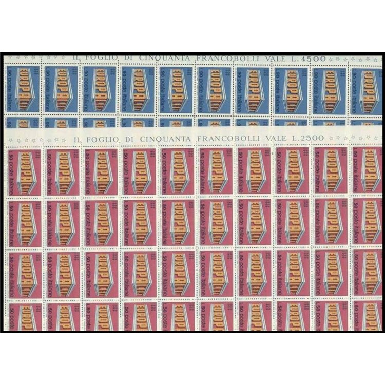 ITALY 1969 Europe 2 full sheets MNH**