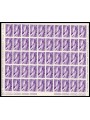 ITALY 1956 Airmail 1 full sheet MNH**