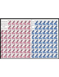 ITALY 1967 Europe 2 full sheets MNH**