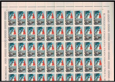 ITALIA 1968 Francesco Baracca 1 foglio intero MNH**