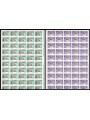 ITALY 1979 Istituto Poligrafico 2 full sheets MNH**