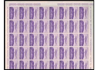 SAN MARINO 1959 San Marino-Rimini-London flight full sheet MNH**