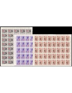 ITALY 1966 Winter Universiade 3 full sheets MNH**