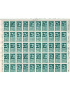 ITALIA 1966 Espresso £ 150 1 foglio intero MNH**