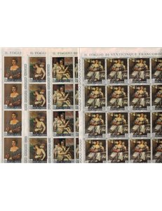SAN MARINO 1966 Dipinti di Tiziano 4 fogli interi MNH**