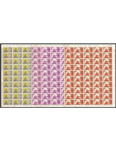 SAN MARINO 1966 Espressi 3 fogli interi MNH**