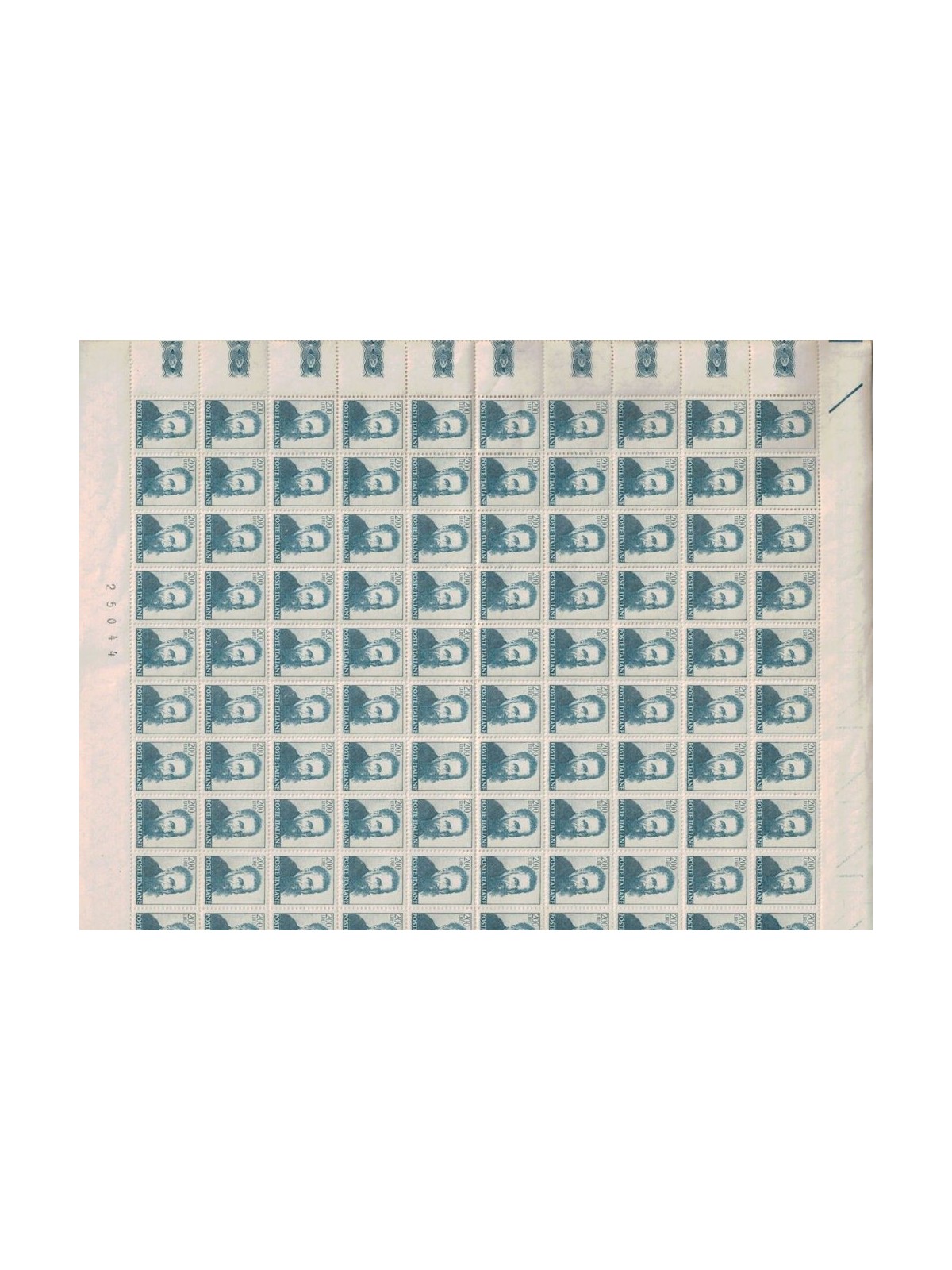 ITALY 1961 Michelangelo 200£ 1 full sheet MNH**