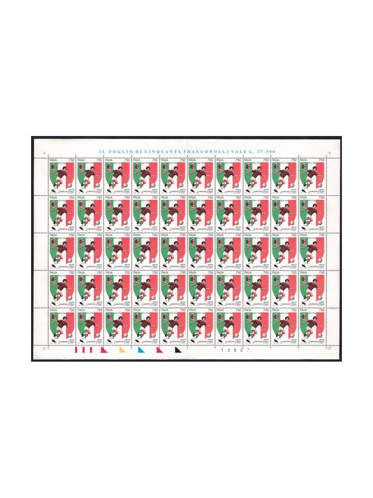 ITALY 1996 Milan champion (full sheet) MNH**