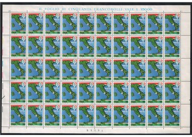 ITALY 1990 Naples champion (full sheet) MNH**
