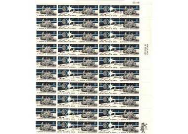 USA 1971 Esplorazione spaziale (Apollo 15) 1 foglio intero MNH**