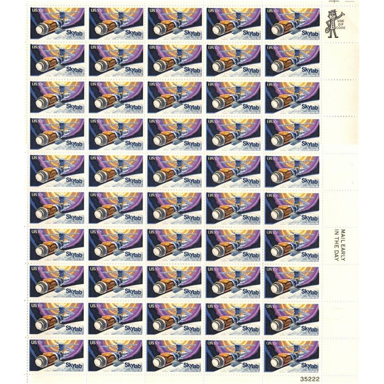 USA 1974 Skylab 1 foglio intero MNH**