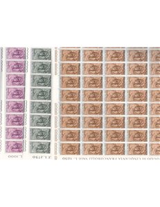 VATICANO 1966 Natale 3 fogli interi MNH**