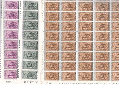 VATICAN 1966 Christmas 3 full sheets MNH**