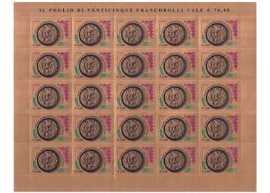 ITALY 2008 Philately Festival sticker 1 full sheet MNH**