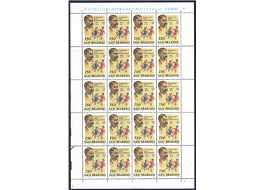 SAN MARINO 1991 Centenary of Basketball (£750) 1 full sheet MNH**