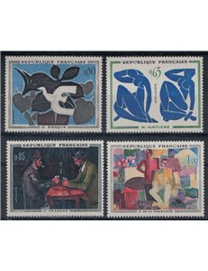 FRANCE 1961 Art (complete year) 4v MNH**