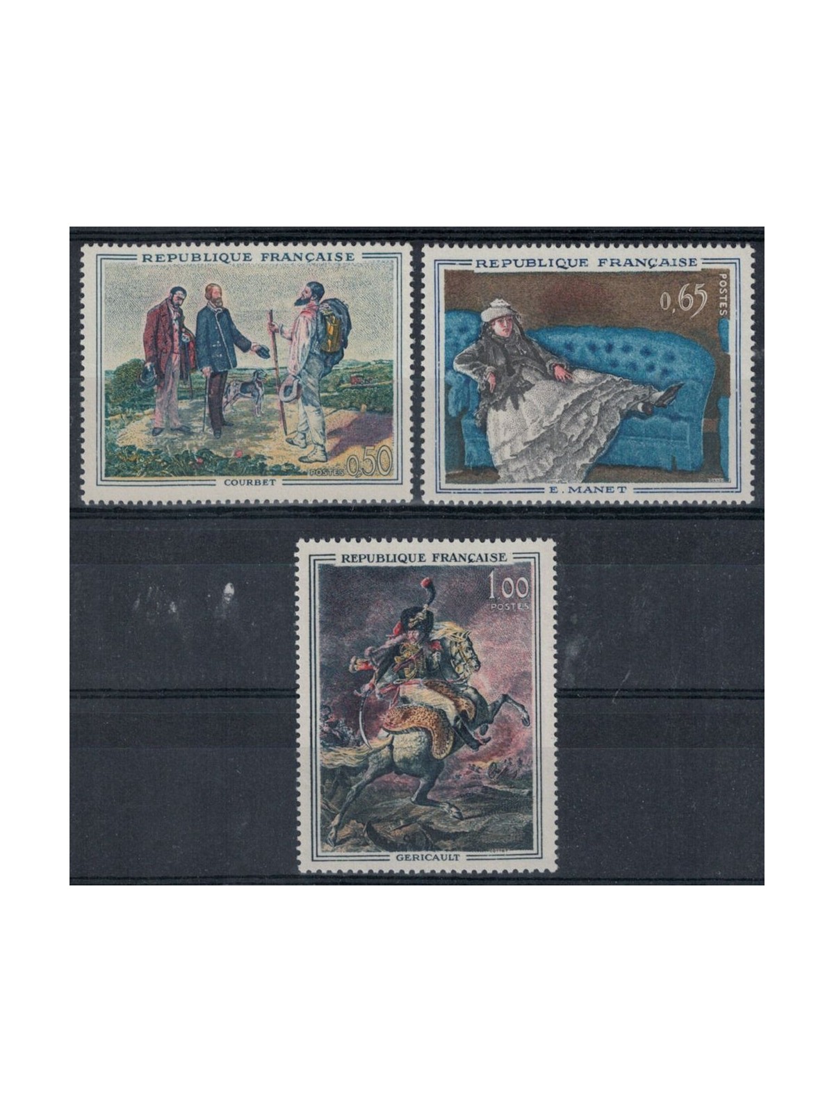 FRANCIA 1962 Arte (annata completa) 3v MNH**