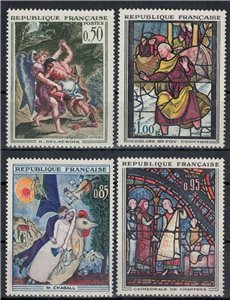 FRANCIA 1963 Arte (annata completa) 4v MNH**