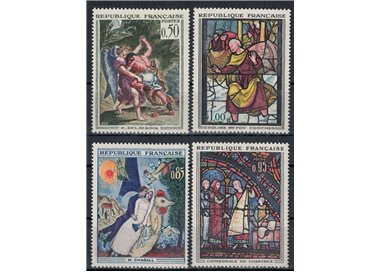 FRANCIA 1963 Arte (annata completa) 4v MNH**