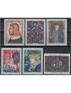 FRANCE 1964 Art (complete year) 6v MNH**